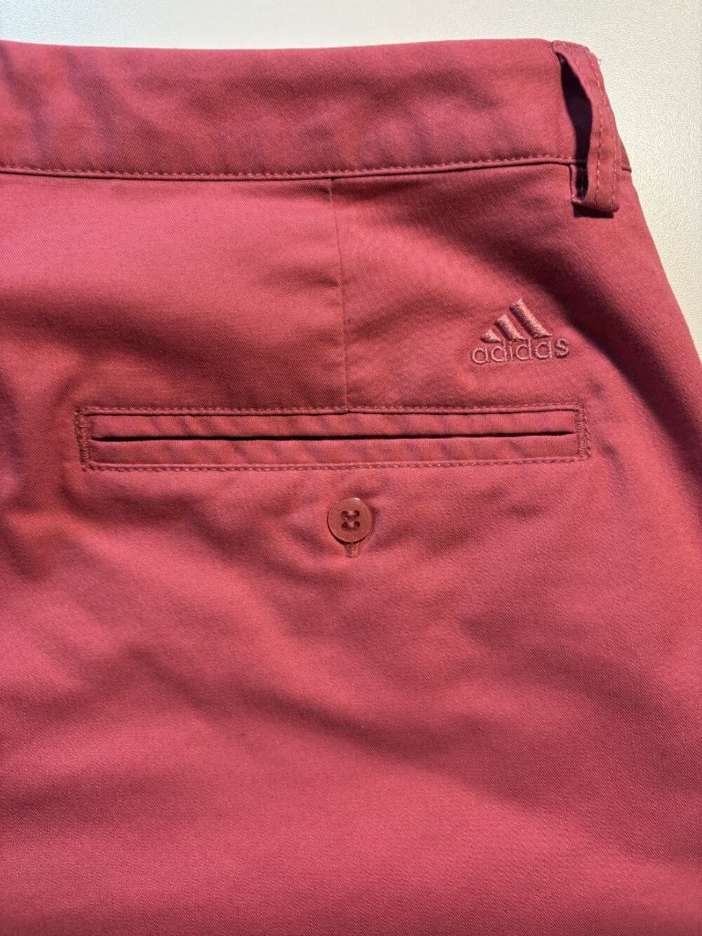 Adidas Women’s Stretch Golf Shorts Size 12 Salmon Pink Casual Bermuda Shorts - Picture 2 of 10